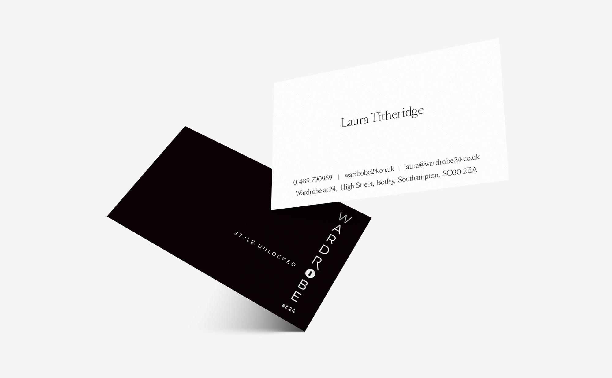 Wardrobe at 24 Business Cards